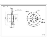 HART PREMIUM TARCZE 2X BREMSSCHEIBEN Ø 236 Ventilato Per Daewoo Racer