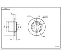 HART PREMIUM TARCZE 2X BREMSSCHEIBEN Ø 239 Ventilato Per VW Scirocco Vento Audi