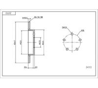 HART PREMIUM TARCZE 2X BREMSSCHEIBEN Ø 265 Per Ford Focus II