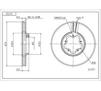 HART PREMIUM TARCZE 2X BREMSSCHEIBEN Ø 276 Ventilato Per Ford Transit