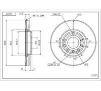 HART PREMIUM TARCZE 2X BREMSSCHEIBEN Ø 285 Ventilato Per Opel Signum Vectra C
