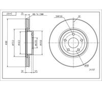 HART PREMIUM TARCZE 2X BREMSSCHEIBEN Ø 300 Ventilato Per Volvo V40