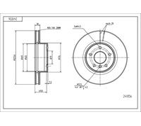 HART PREMIUM TARCZE 2X BREMSSCHEIBEN Ø 324 Ventilato Per BMW 5er Touring 6er