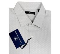 Hart Schaffner Marx Uomo, Cotone Manica Corta Fair Isle Camicia, Beige, XL