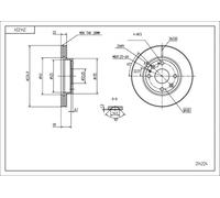 HART TARCZE III 2X BREMSSCHEIBEN Ø 235 Internamente Ventilate Per Mazda 323 C V
