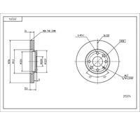 HART TARCZE III 2X BREMSSCHEIBEN Ø 256 Ventilato Per Chevrolet Corsa Stufenheck