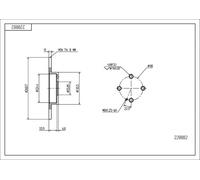 HART TARCZE III 2X BREMSSCHEIBEN Ø 261 Per Mazda 323 F VI BJ