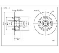 HART TARCZE III 2X DISCHI FRENANTI Ø 245 Per Audi A4 8D2 B5