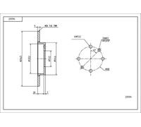 HART TARCZE III 2X DISCHI FRENANTI Ø 247 Per Citroën C4 I Furgone/Compatta