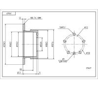 HART TARCZE III 2X DISCHI FRENANTI Ø 258 Per Mercedes-Benz Sprinter 2-T
