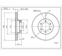 HART TARCZE III 2X DISCHI FRENANTI Ø 280 Ventilati Per Renault Master II