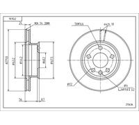HART TARCZE III 2X DISCHI FRENANTI Ø 280 Ventilati Per VW Transporter IV Bus