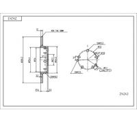 HART TARCZE III 2X DISCHI FRENANTI Ø 284 Per Mercedes-Benz Coupé E-Klasse