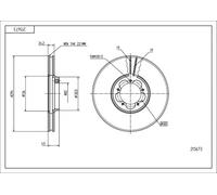HART TARCZE III 2X DISCHI FRENANTI Ø 294 Ventilati Per Ford Transit Kasten