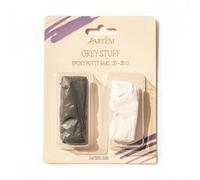 Hartem - Grey Stuff | Mastice epossidico a due componenti per modellismo | Pasta epossidica per modellare, riparare e ripristinare figure | 20 + 20 G | Lunga durata