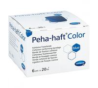 Hartmann 9324731, Peha-Haft Bendaggio Compressivo Blu, 6 cm x 20 m