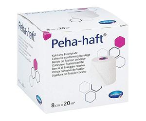 HARTMANN Benda elastica coesiva monouso per fissare medicazioni primarie e secondarie, 20x8 cm, 59238