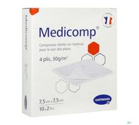 Hartmann Compresse Sterili Non Tessute 7.5x7.5cm 10 Bustine Da 2 Medicomp - Dispositivo medico
