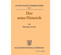 Hartmann Der arme Heinrich (Tascabile) Altdeutsche Textbibliothek