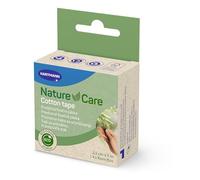 Hartmann Nature Care - Nastro in cotone, autoadesivo, garze e medicazioni fisse, traspirante, ecologico, confezione priva di plastica, 2,5 cm x 5 m, 1 confezione