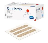 Hartmann Omnistrip - cerotto per chiudere in modo atraumatico piccole ferite e incisioni chirurgiche, 3x76 mm, 59300