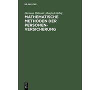 Hartmut Milbrodt Manfr Mathematische Methoden der Personenver (Copertina rigida)