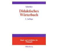 Hartwig Schröder Didaktisches Wörterbuch (Copertina rigida)