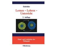 Hartwig Schröder Lernen - Lehren - Unterricht (Copertina rigida)