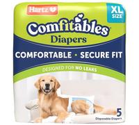 Hartz Pannolini usa e getta per cani, taglia L, 5 pezzi, vestibilità comoda e sicura, facile da indossare