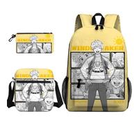 Haruka/Suo Hayato Anime Zaino per la scuola leggero per ragazze e ragazzi, set 3 in 1, zaino impermeabile di grande capacità, con borsa a tracolla e astuccio, Tipo 8., Taglia unica, Set di zaini per