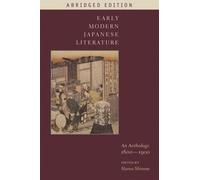 Haruo Shirane Early Modern Japanese Literature (Tascabile)