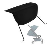 Harupink Passeggino Gamba,Poggiapiedi Esteso Pedale Sedile Esteso Traspirante Durevole Poggiapiedi Passeggino Accessori Per AER+/AER Bambino Bambini Pram (nero)