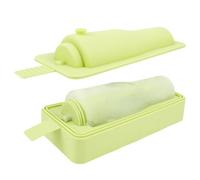 harupink Stampo per cubetti di in silicone, 2 in 1, facile rilascio tirando il manico, contenitore per cubetti di per bicchieri da 40 oz, whisky, 28 x 9 x 11 cm