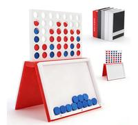harupink vincite, 4 in gioco da tavolo verticale, gioco di strategia verticale per 2 giocatori, libri portatili, regalo per bambini e adulti, gioco da tavolo per casa e viaggi