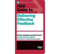 Harvard Busines HBR Guide to Delivering Effective Feedback (HBR Guid (Tascabile)