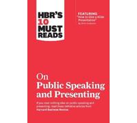 Harvard Busines HBR's 10 Must Reads on Public Speaking and Presentin (Tascabile)