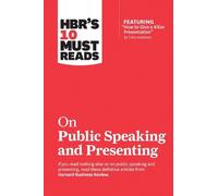 Harvard Busines HBR's 10 Must Reads on Public Speaking and Presentin (Tascabile)
