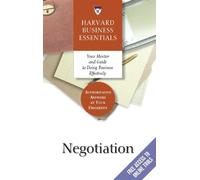 Harvard Business Review Negotiation (Tascabile) Harvard Business Essentials