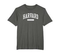 Harvard Massachusetts MA Vintage Atletico Sport Design Maglietta