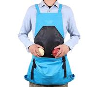 Harvest Apron - Adjustable Garden Aprons | Waterproof Gardening Apron with Pockets | Quick-Release, Backless Cross-Harvesting, for Orchard Picking Weeding Planting,Outdoor Farm Work, 600D Oxford Cloth