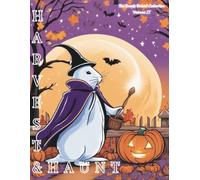 Harvest & Haunt: Rustic Rabbit's Halloween Adventures - An Adult Coloring Book