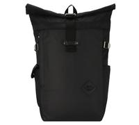 Harvest Label Naka Zaino roll-top nero, poliestere, unisex, 16L
