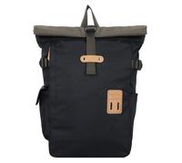 Harvest Label Norikura Two-Tone Zaino roll-top nero/verde, poliestere, unisex, 12L