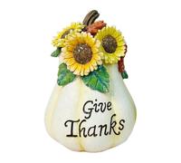 Harvest Pumpkin Decor - Fall Pumpkin Decorations | Rustic Autumn Tabletop | Harvest for Party Favors, Collection, Souvenir, Living Room, Bookshelf, Bedside Table, Mantelpiece