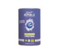 HARVEST REPUBLIC Proteine organiche di mandorle in polvere di mirtillo selvatico con 100% vera polvere di frutta | 320 g di polvere proteica vegana raffinata con frutta liofilizzata | fino a 12 g di