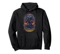 Harvester of Souls Grim Reaper Death Skull Felpa con Cappuccio