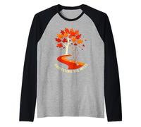 Harvesting The Miles Autunno Running Jogger Stagione Autunno Arte Maglia con Maniche Raglan