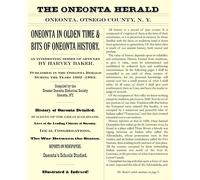 Harvey Baker Gr Oneonta in Olden Time & Bits of Oneonta History: An (Tascabile)