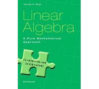 Harvey E. Rose Linear Algebra (Tascabile)