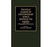 Harvey Glickman Political Leaders of Contemporary Africa Sout (Copertina rigida)